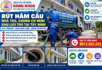 Rút Hầm Cầu Cho Nhà Trọ, Chung Cư Mini, Khu Lưu Trú Tại Tây Ninh – Khi Nào Cần Hút?